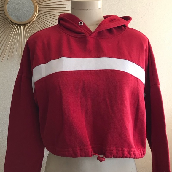 forever 21 red hoodie